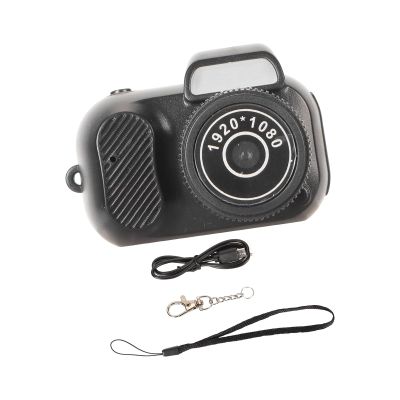 Jesscasday Pocket Sized Keychain Camera Recording 60 Mins Runtime ABS Housing Portable Design For Daily Adventures Gift Camera For Kids