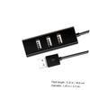 DOITOOL High Speed USB Hub Expansion Cable Adapter Lightweight Design with Efficient Heat Dissipation Plug and Play Multi-Port USB Expander for Laptop and Black Cable view 2