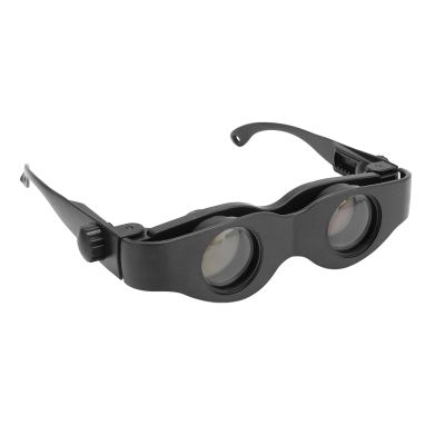 PUSOKEI Fishing Binoculars, 3X Magnification Hands F Ree Glasses with Yellow Polarized Lenses and Zoom Wheel, for Outdoor Bird Watching Fishing Concerts Theater