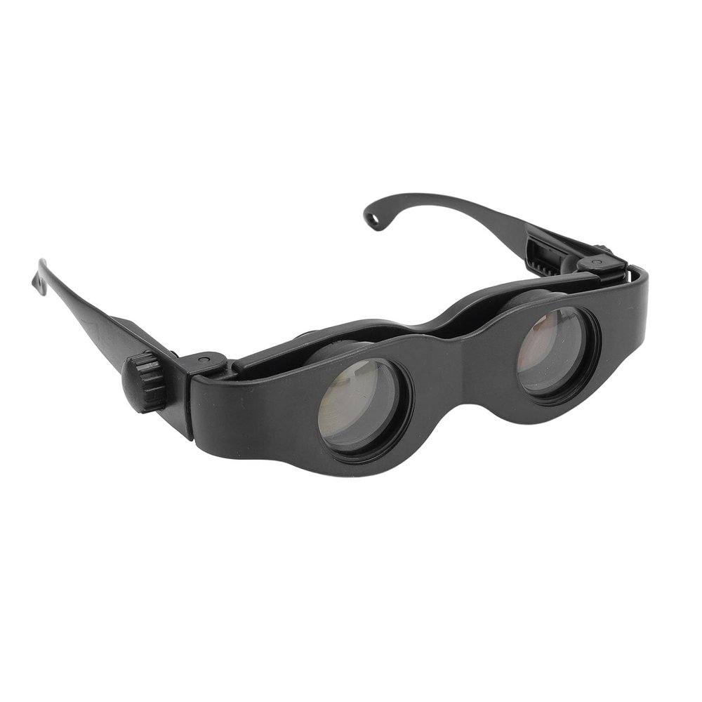 PUSOKEI Fishing Binoculars, 3X Magnification Hands F Ree Glasses with Yellow Polarized Lenses and Zoom Wheel, for Outdoor Bird Watching Fishing Concerts Theater