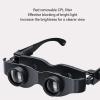 PUSOKEI Fishing Binoculars, 3X Magnification Hands F Ree Glasses with Yellow Polarized Lenses and Zoom Wheel, for Outdoor Bird Watching Fishing Concerts Theater view 3