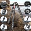 Ultra-Lightweight Camera Tripod, Carbon Fibre DSLR Tripod with 4-Section Legs & 1/4" Expansion Threaded Hole Portable Travel Tripod for DSLR, Camcorder, Telescopes (10kg/22lb Max Load) view 2