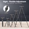 Ultra-Lightweight Camera Tripod, Carbon Fibre DSLR Tripod with 4-Section Legs & 1/4" Expansion Threaded Hole Portable Travel Tripod for DSLR, Camcorder, Telescopes (10kg/22lb Max Load) view 3