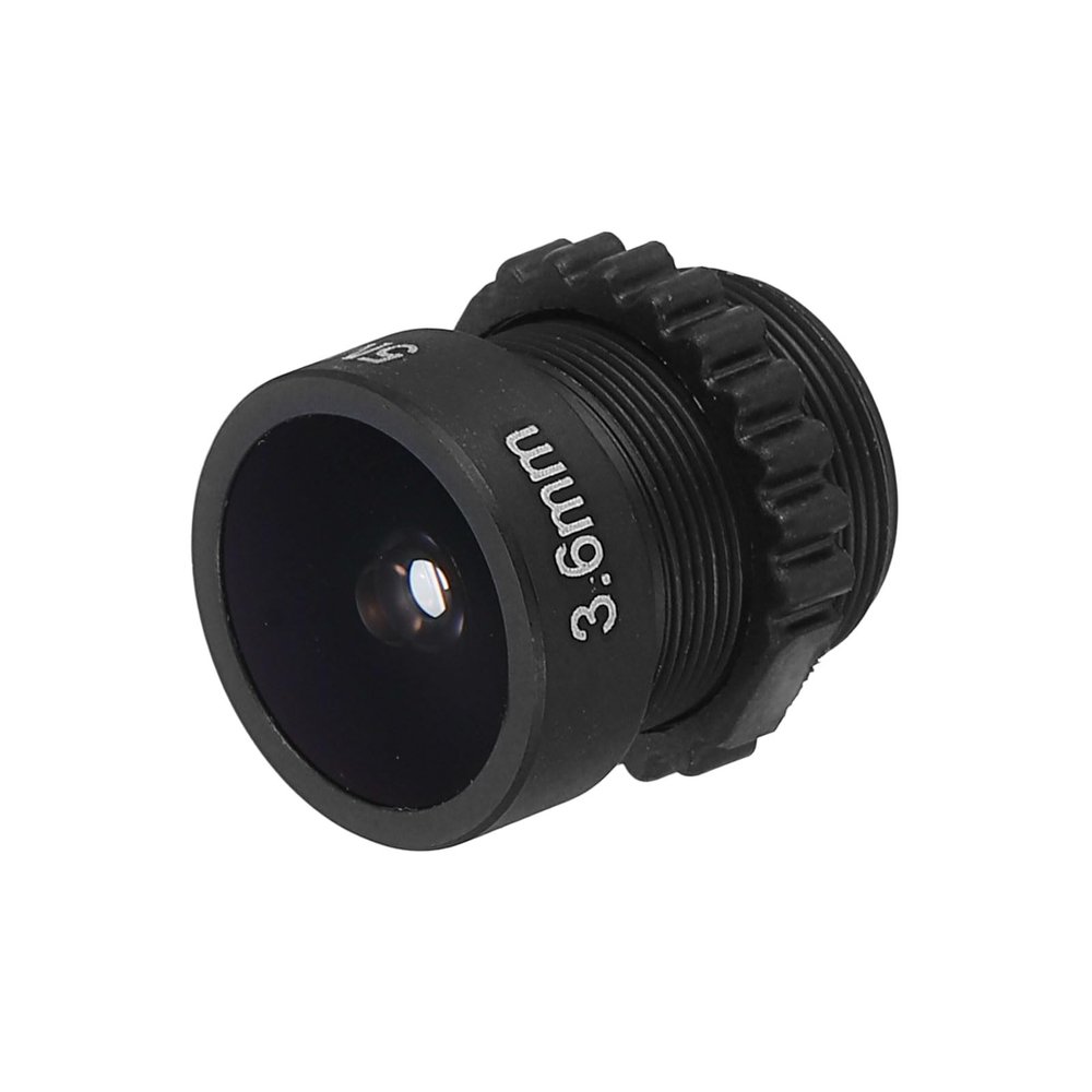 PATIKIL CCTV Camera Lens 3.6mm Focal Length HD 5MP Security CCTV Camera Lens Wide Angle M12 Mount Fixed Aperture Long Viewing Distance