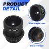 PATIKIL CCTV Camera Lens 3.6mm Focal Length HD 5MP Security CCTV Camera Lens Wide Angle M12 Mount Fixed Aperture Long Viewing Distance view 3