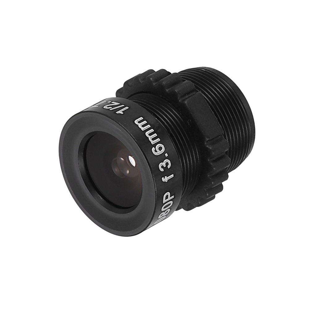 PATIKIL CCTV Camera Lens 3.6mm Focal Length HD 1080P 2MP Security CCTV Camera Lens Wide Angle M12 Mount Fixed Aperture Long Viewing Distance