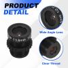 PATIKIL CCTV Camera Lens 3.6mm Focal Length HD 1080P 2MP Security CCTV Camera Lens Wide Angle M12 Mount Fixed Aperture Long Viewing Distance view 3