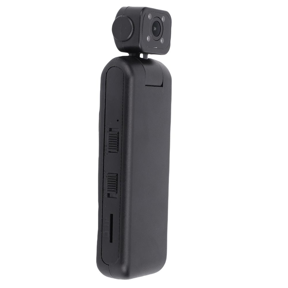 Zopsc Portable Camcorder with 2K HD Recording, 355 Rotatable Wide Angle Camera with Anti Shake, Back Clamp, Mount Phone Connection, for Vlogging Outdoor Sports