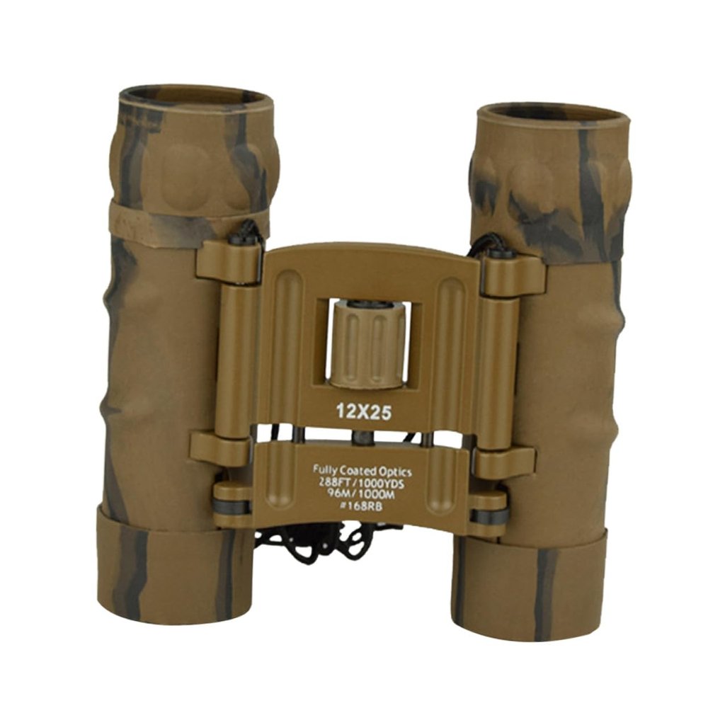 Didiseaon Compact Outdoor Binoculars Portable Night Vision for Travel Camping Fishing Football with Storage Bag Lightweight Design
