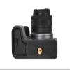 R10 Case, PU Leather Camera Bag Bottom Opening Half Body Case Cover Shell for Canon Eos R10 with Neck Strap Storage Box (Black) view 4
