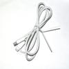 100pcs Plastic wire free metal free twist ties no wire inside for bundling and securing plastic bags, toy packaging or cables (Clear Oval, 11 in) view 3