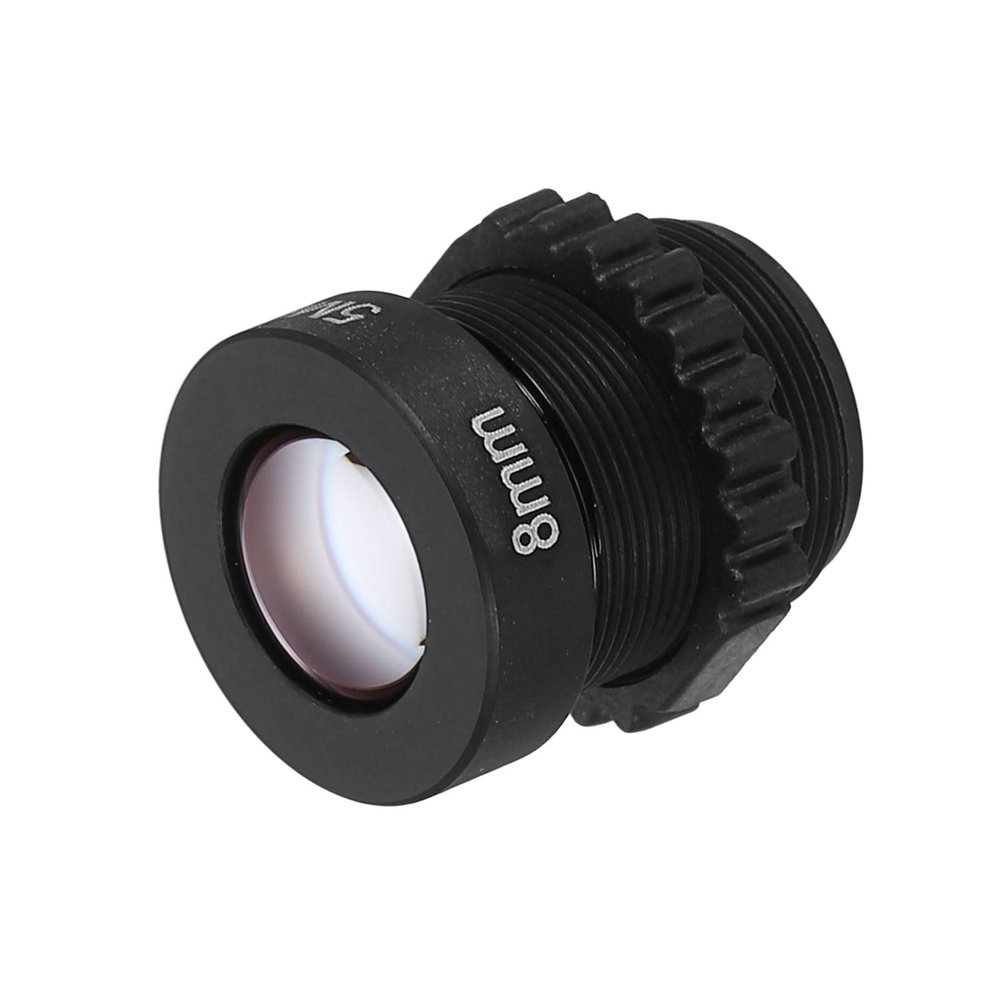 PATIKIL CCTV Camera Lens 8mm Focal Length HD 5MP Security CCTV Camera Lens Wide Angle M12 Mount Fixed Aperture Long Viewing Distance