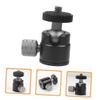 NOLITOY Mini Aluminum Alloy Ball Head Tripod Mount Adapter Screw Rotating Swivel Ball Head for Projector with Stable Tripod Base and Portable for Outdoor Presentations view 2
