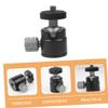 NOLITOY Mini Aluminum Alloy Ball Head Tripod Mount Adapter Screw Rotating Swivel Ball Head for Projector with Stable Tripod Base and Portable for Outdoor Presentations view 3