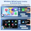 2G+64G Car Radio for Dodge RAM 1500 2500 3500 2003-2005, 9" HD Touch Screen Android 14 Double Din Car Stereo Head Unit with Wireless CarPlay Android Auto GPS Bluetooth WiFi FM RDS SWC EQ Backup Camera view 3