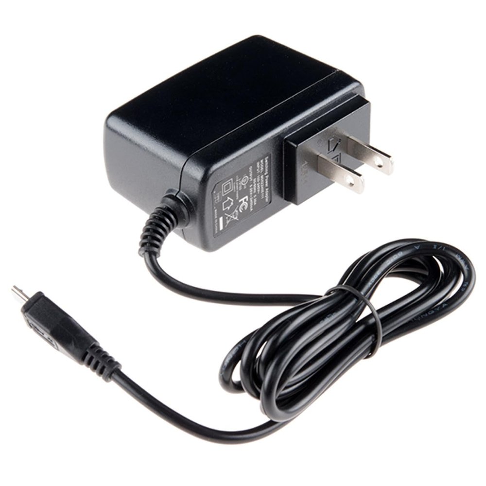 Micro-USB Power Supply - 5.1V 2.5A Compatible with Raspberry Pi 3 / Pi 3 B+ / Pi 2 / Pi Zero/Model A A+ B B+ (3.3ft Cord)