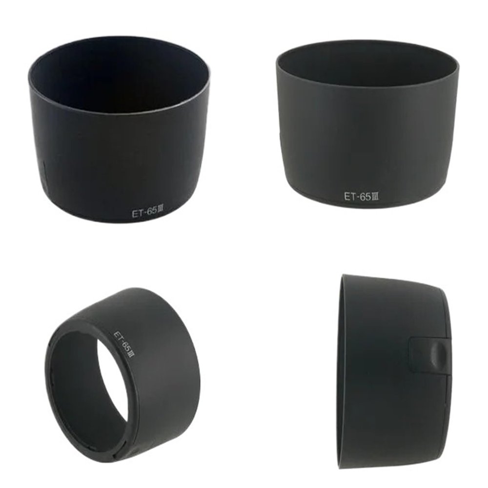 10PCS ET65III Lens Hood for Canon EF 135mm f/2.8 85mm f/1.8 100mm f/2 70-210mm f/3.5-4.5 Lens Accessories Excellent