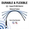 915MHz Meshtastic LoRa Antenna 10dBi High Gain, 40cm Long Range SMA Male Omni Whip for Hel tec V 3 ESP 32 - Durable & Flexible (1PCS,Black) view 3