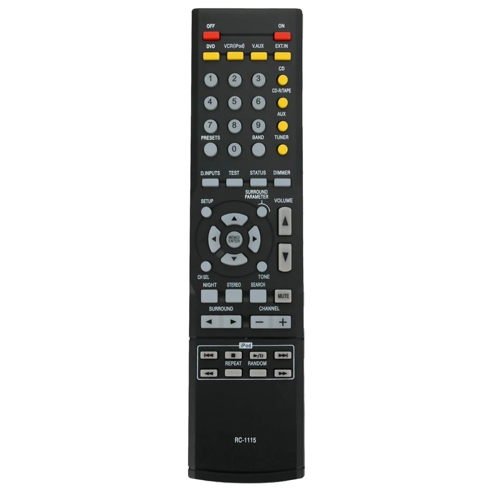 RC-1115 Replacement Remote Control for Denon AV Surround Receiver in Living Rooms or Rooms, No Programming or Pairing Needed, Replace Remote Compatible Models AVR-390 AVR-3801 AVR-3802 AVR-3803