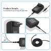 10V AC/DC Adapter Compatible with Angel Kiss P2016-MK M122 S760 7 Color LED Photon Mask Therapy Light Skin Rejuvenation Facial Care AngelKiss SK02T-1000180U DC10V 1.8A 2A Power Supply Charger view 2