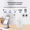 WUHUQN Handheld Inkjet Printer, Mini Food Inkjet Pen with 20ml Ink Cartridge, APP Control, 300DPI Accuracy and Print Width 26mm, 3500 Times/Ink Cartridge Printing Black Printer+Ink Cartridge view 2