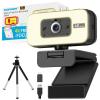 4K Webcam for PC & Laptop, Webcam for Mac AI PDAF AutoFocus Streaming Camera for Computer, One-Touch Mute, Busy Now Do Not Disturb Light, Adjustable Fill Light, Privacy Cover for Remote Work view 1