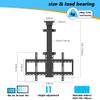 Wlikoci Motorised Ceiling TV Bracket,Tv Motorized Lift W/Auto Lift,Tv Lift Mechanism 2 Installation Methods,Fits 32-70 Inch Flat &Curved TVs (730) view 2