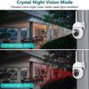 Dotexion 2.4GHz WiFi Cameras 1080P Dome Surveillance Cameras for Home Security, 360 View, 2-Way Audio view 3