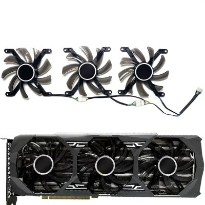 0.50A 85MM T129215SU 4PIN DC12V GPU Fans for YESTON RTX2080 2080ti Deluxe Edition Graphics Card Cooling Fan (Fan-D)