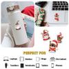 12 Pcs Christmas Cat Stickers, Festive Holiday Decals Featuring Cute Cats in Santa Hats, Scarves, Reindeer Horns, Elf Costumes, Adorable Stickers for Laptop, Bottle, Notebook, Gifts, Crafts 7 Inches view 3