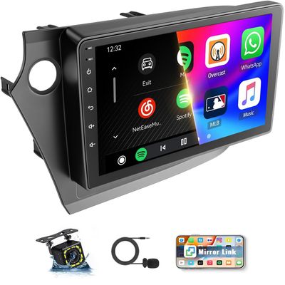 Android 15 Car Stereo Update for 2009-2014 Honda Insight with Wireless CarPlay/Android Auto,9 inch IPS Touchscreen Car Radio with Backup Camera AM/FM/RDS 2+64G