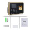 Biometric Time Clock Attendance Machine for Employees 1000pcs Fingerprint/Password/ID Card Recognition 5 Languages with Multi-Language(Type 3) view 2