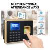 Biometric Time Clock Attendance Machine for Employees 1000pcs Fingerprint/Password/ID Card Recognition 5 Languages with Multi-Language(Type 3) view 3