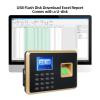 Biometric Time Clock Attendance Machine for Employees 1000pcs Fingerprint/Password/ID Card Recognition 5 Languages with Multi-Language(Type 3) view 4