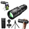 Monocular HD 16X52 de alta potencia con Zoom para adultos, con soporte para Smartphone y trpode, compacto e impermeable para observacin de Aves, Caza, Camping, senderismo y viajes. view 1