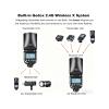 Godox V1-C & XPro-C Complete Wireless TTL System for Canon, On-Camera Flash and Off-Camera Trigger Combo, 2.4G Remote Control with Full TTL Function view 3