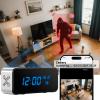 JOOKACE Hidden Camera Clock with Bluetooth Speaker 4K WiFi Indoor Camera for Home Security - Mini Nanny Cam with Night Vision, Motion Detection, Remote Live Stream view 3