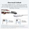 Lexar TouchLock Portable SSD 512GB with One-Touch NFC Encryption Authentication, External Solid-State Drives USB 3.2 Gen2, Magnetic Phone SSD Support for iPhone 17/16, Tablet, PC view 3