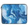 Abstract Blue Marble Tie-dye Laptop Sleeve Lightweight Computer Sleeve Briefcase Carrying Case view 1