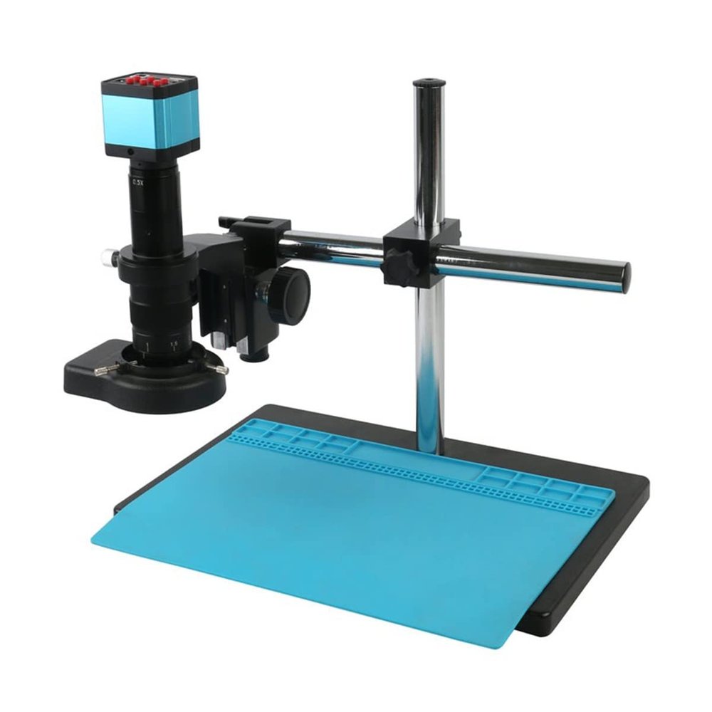 ERoomQ Microscope Accessories Kit 18MP HDMI Digital Industry Video Electronic Microscope, 180X 300X C-Mount Lens Microscope Slides