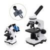 ERoomQ Microscope Kit 40X-1600X Microscopes Adults with Slides Set Phone Adapter Biological Microscope Microscope Lens Adapters(Set 2 40X) view 4