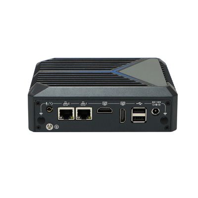 ANDAQI Side Mount Din Rail Fanless Mini PC, Industrial Computer, TPM2.0, J6412, BX09, 2 x LAN, 2 x HDMI, COM, SIM Slot, WOL, PXE, Watchdog, 16G RAM, 512G SSD