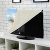 BENUSIO Custom TV Dust Cover with Photo Logo Text Personalized Dustproof TV Screen Monitor Protective Cover Indoor Decor, White, For 65" TV view 3