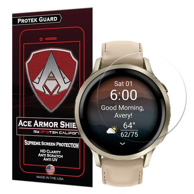 ACE ARMOR SHIELD 6 Pack Premium Screen Protector compatible for the Garmin Venu 4