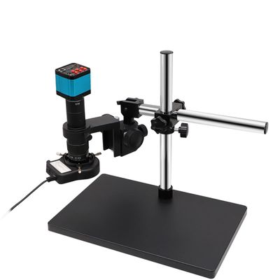 ERoomQ Microscope Accessories Kit 38MP HDMI USB Digital Video Microscope Camera Continus Zoom 180X C-Mount Rotatable Stand Soldering Mobile Phone Repair Tools Microsco(14MP HDMI)