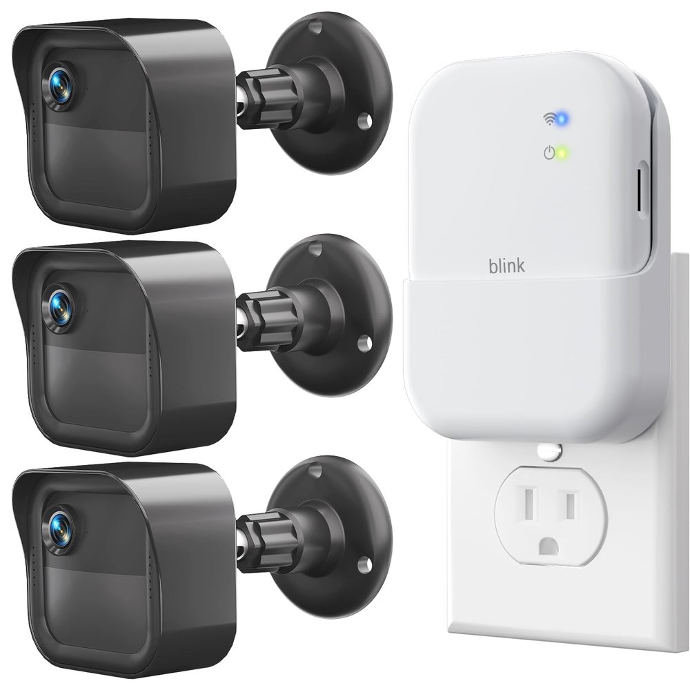 All-New Blink Outdoor Camera Surveillance Mount, 3 Pack Weatherproof Protective Housing and 360 Degree Adjustable Mount for Blink Outdoor 4th & 3rd Gen Cam