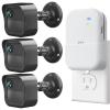 All-New Blink Outdoor Camera Surveillance Mount, 3 Pack Weatherproof Protective Housing and 360 Degree Adjustable Mount for Blink Outdoor 4th & 3rd Gen Cam view 1