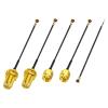 5PCS SMA/RP-SMA Female to IPX MHF4 U.FL R*/F Pigtail Cable IPX4 to SMA Male for MI NI 0.81mm Wireless Card(IPX4 to RPSMA-KY,70CM) view 3