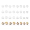 16 Pairs KBEAR Silicone Eartips,Replacement IEM Tips for 4.00mm-5.50mm Nozzle Wireless Earphone/Wired Earbuds,Orange&White Mixed Eartips for KZ ZS10 Pro,CCZ Melody,KZ ZST(Orange&White, XS/S/M/L) view 1