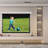 100" Automatic Liftable Projector Screen,Wall Mounted Ceiling Movie Screen,16:9 4K Hd Electric Projector Screen, for Living Room OpticalMetal view 1
